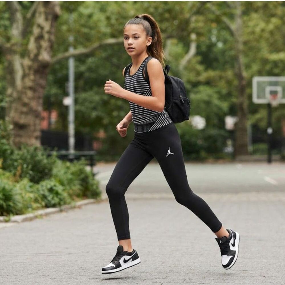 Jordan Girl's Black Leggings